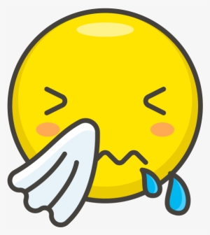 Sneezing Face Emoji - Vector Graphics