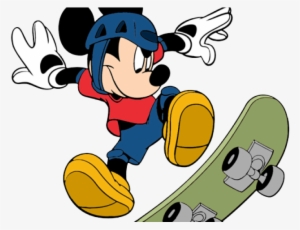 skateboard clipart mickey mouse clubhouse - mickey mouse