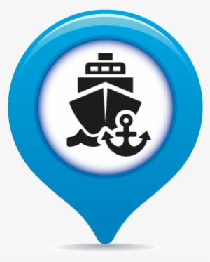 Map-icon - Port Symbol On Map
