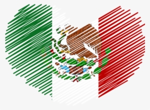 Mexico Heart Flag - Trinidad And Tobago Heart Flag