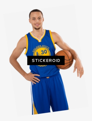 Stephen Curry Standing With Ball - Golden State Warriors Curry Png