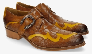 Monks Hugo 3 Alligator Tan Sun - Slip-on Shoe