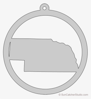 Nebraska Map Circle Free Scroll Saw Pattern Shape State - Circle