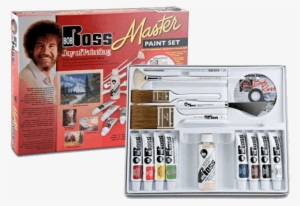 Learn From Bob Ross, Known World Wide For The Popular - Bob Ross Master Paint Set With Free Palette