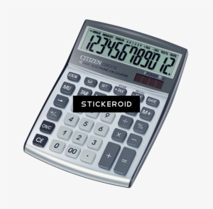 Red Calculator Electronics - Citizen Cdc-112 - Desktop Calculator - 12 Digits -