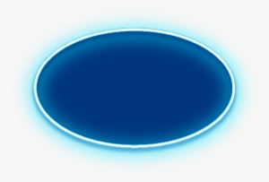 Blue Oval Png Vector Free Library - Circle