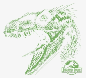 Jurassic Park Raptor Mount Women's T-shirt - Movie - Jurassic Park 15th Anniversary Dvd Box [limited