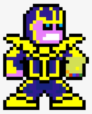 Thanos - Thanos Pixel Art Grid