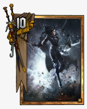 Yennefer - Conjurer - Ciri Card Gwent