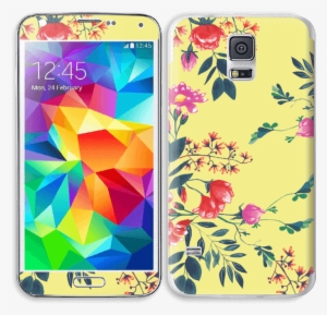 Yellow Spring Flowers - Samsung Sm G900i Galaxy S5