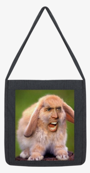 Nicolas Cage's Face On A Rabbit ﻿classic Tote Bag - Steeles Pots And Pans