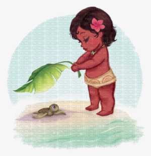 Baby Moana - Baby Moana And Turtle