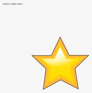 Small - Yellow Star Shape Png