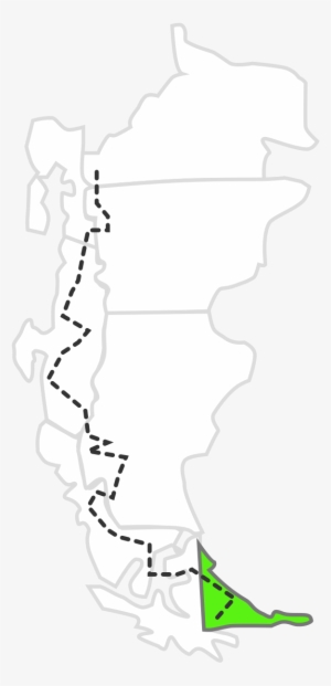 Region Map Tierra Del Fuego - Aysén Region