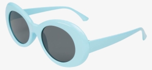 Light Blue Clout Sunglasses - Sunglasses