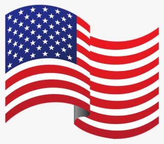 american flag clipart png - usa flag wavy
