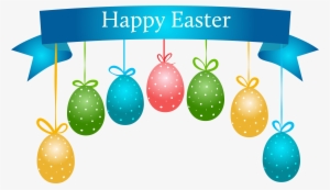 Easter Clipart Banner - Happy Easters Png Transparent