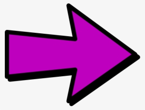 Right Arrow Clipart - Purple Arrow Transparent
