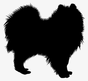 Pomeranian Silhouette At Getdrawings - Dog Silhouette Pomeranian Bag