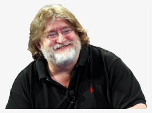 Gabe Newell Smile Png - Gabe Valve