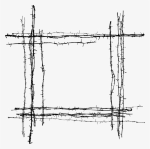 8 Barbed Wire Frame - Portable Network Graphics