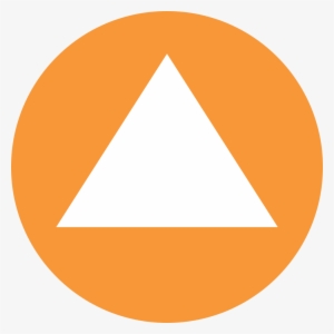White Triangle In Orange Background - Καταλληλο Απαραιτητη Η Γονικη Συναινεση