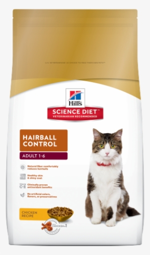 precisely balanced nutrition to help avoid hairball - hill's science diet adult hairball control chicken