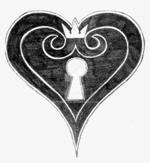 Kingdom Hearts Logo Fondo Negro