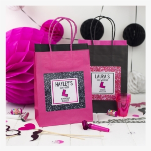 *new* Glitter Effect Hen Party Gift Bag -filled - Bachelorette Party