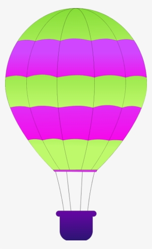 Hot Air Balloon Clipart Purple