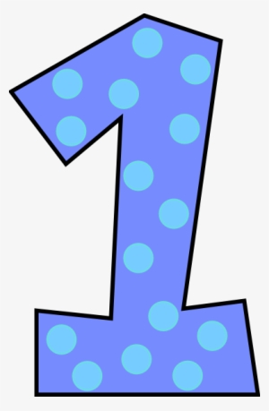 Number 1 Clipart Outline - Number One Clipart Png