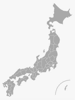 Open - Japan Map Vector Png