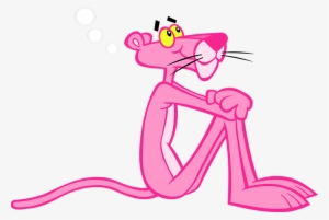 Pink Panther Transparent Png Vector Black And White - Pink Panther Png