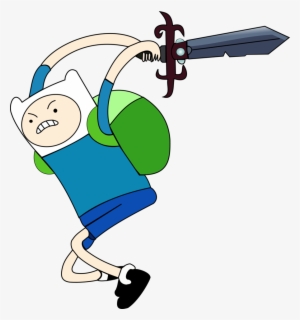 Sword Clipart Adventure Time - Adventure Time Finn With Sword