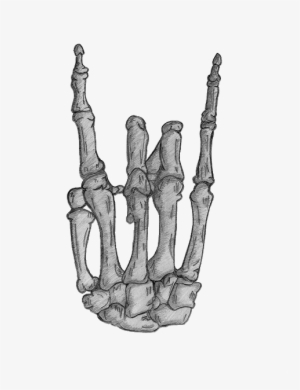 Skull Rock Hand Tattoo