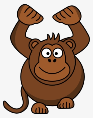 Monkey Hands Up Cartoon