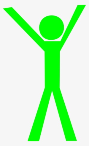 Stick Guy With Hands Up Clipart Png For Web