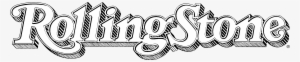 Rolling Stone Logo Black And White - Rolling Stone Logo Png