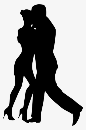 Clip Freeuse Dancing Big Image Png - Silhouette Of A Dancing Couple Transparent