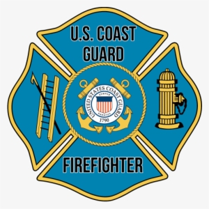 Us Coast Guard Firefighter Window Decal