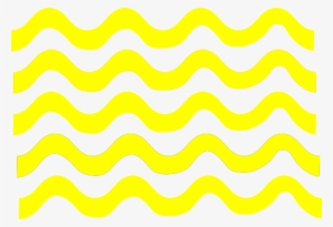 Yellow Wave Lines Clipart