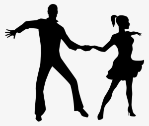 Dancing Couple Silhouette Png Transparent Clip Art - Transparent Png Couples Kissing Silhouette Png