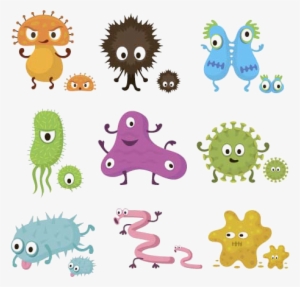Svg Royalty Free Download Cartoon Microorganism Clip - Germ Cute