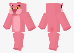 Pink Panther - Green And Black Minecraft Skins