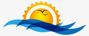 Bird Sunset Wave Clip - Travel And Tour Logo Free