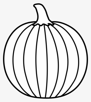 Download - Pumpkin Clipart Black And White