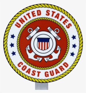 Coast Guard Seal Grave Marker - Roventeur Us Coast Guard Grave Flag Holder, Red