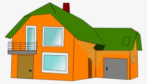 House Clipart Png - House With Garage Clipart