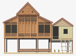 93 Best Malay House Architech Images On Pinterest Malaysia - Malay Traditional House Vector
