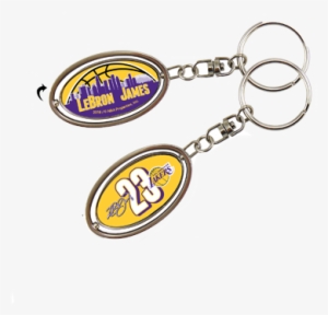 Los Angeles Lakers Lebron James Spinner Keychain - Nfl New York Jets Spinner Keychain